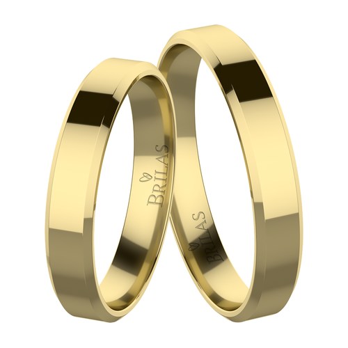 Odarka Gold snubní prsteny ze žlutého zlata