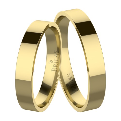 Parisa Gold snubní prsteny ze žlutého zlata