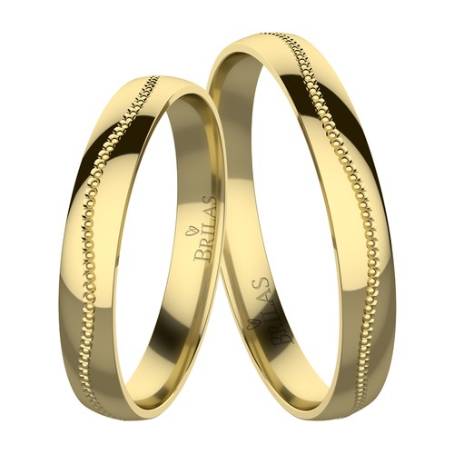 Makani Gold snubní prsteny ze žlutého zlata