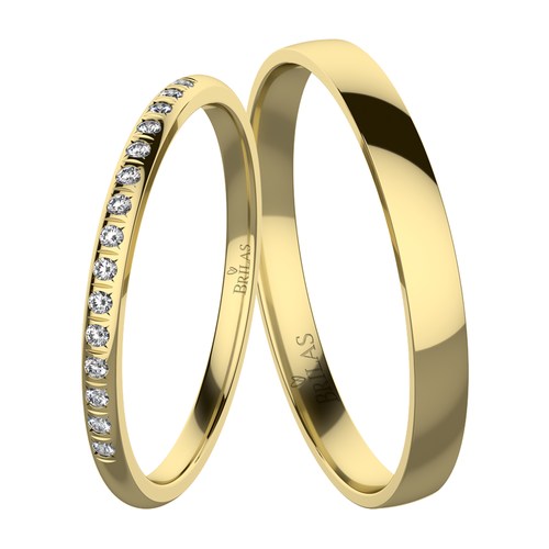 Skyla Gold snubní prsteny ze žlutého zlata
