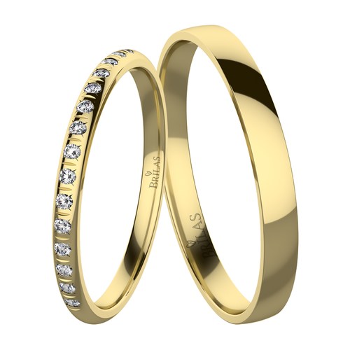 Midas Gold snubní prsteny ze žlutého zlata
