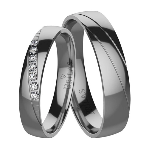 Kirana Titan-snubní prsteny z titanu