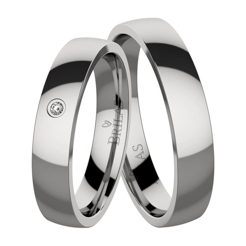Nevada Steel snubní prsteny z chirurgické oceli