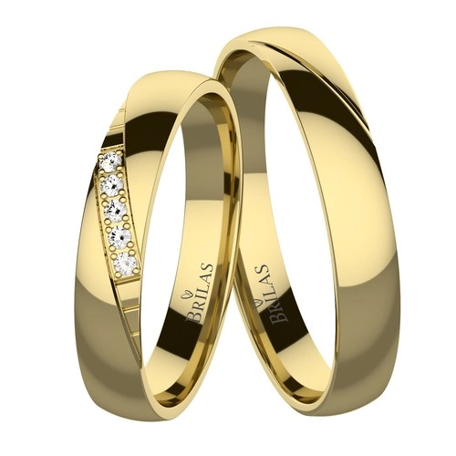 Eleanor Gold elegantní snubní prsteny
