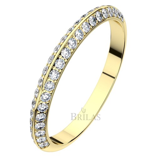 Afrodita II. G Briliant prsten ze žlutého zlata