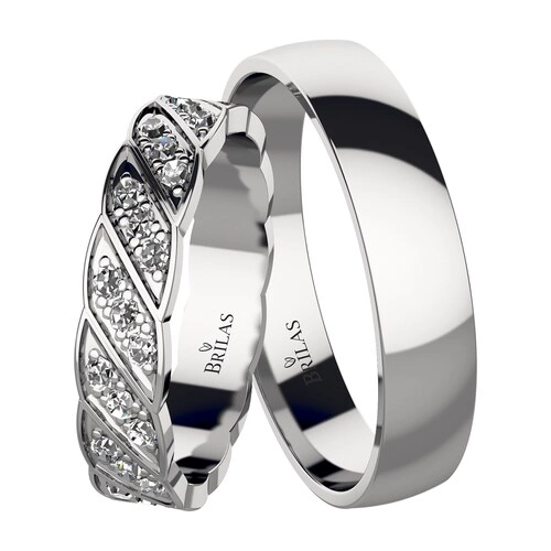 Nabila Steel snubní prsteny z chirurgické oceli