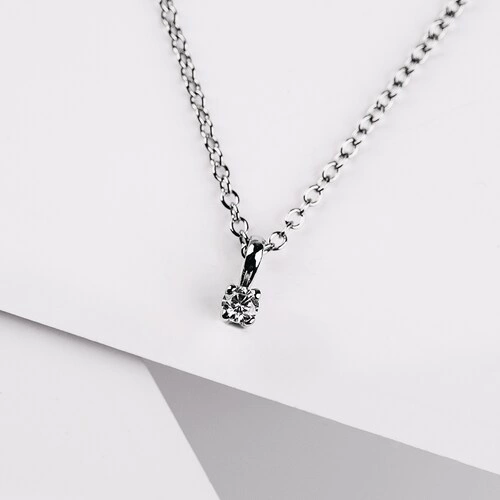 Lenka WP 3 mm přívěsek z bílého zlata