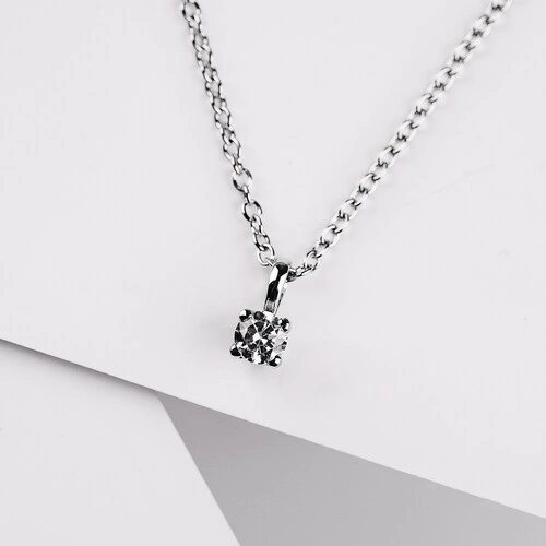 Lenka WP 4 mm přívěsek z bílého zlata