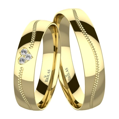 Stelaria Gold snubní prsteny ze žlutého zlata