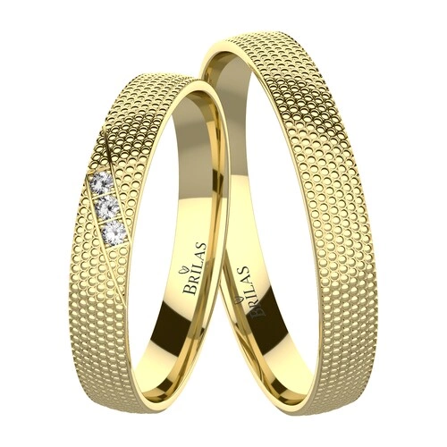 Celestia Gold snubní prsteny ze žlutého zlata