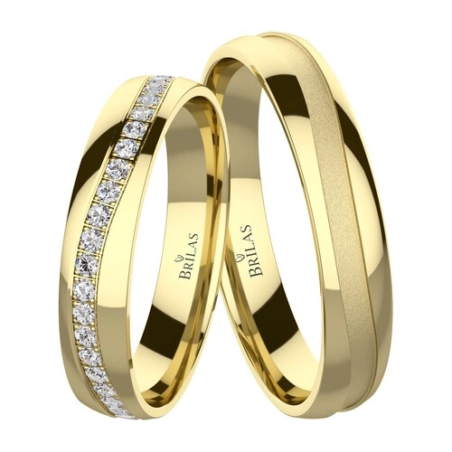 Solva Gold snubní prsteny ze žlutého zlata
