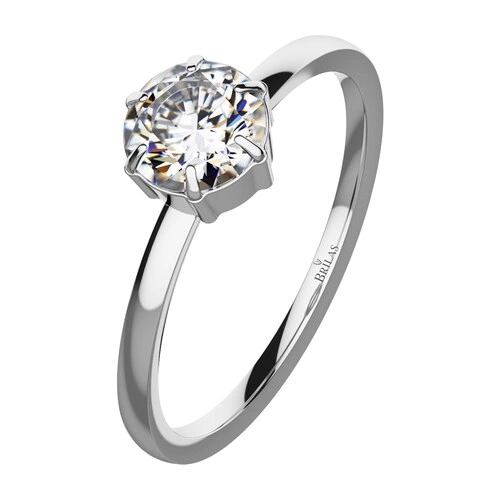 Havena W Steel zásnubní prsten z chirurgické oceli