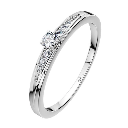 Nomia W Briliant  prsten z bílého zlata