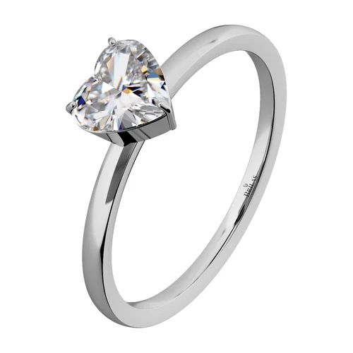 Avala W Steel zásnubní prsten z chirurgické oceli