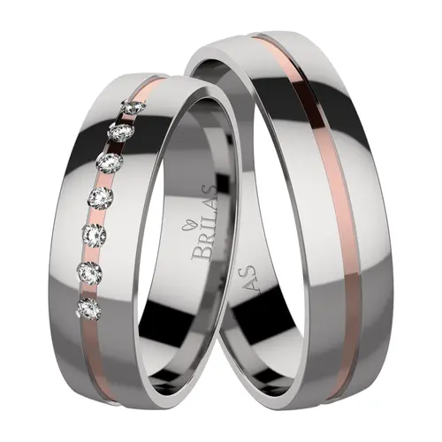 Orion Steel Red-snubní prsteny z chirurgické oceli