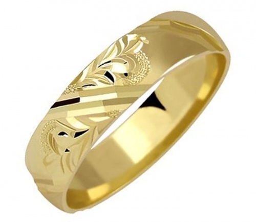 Jenna Gold svatební prstýnky ze žlutého zlata