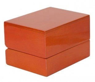 Orange Shiny II-dárková krabička na snubní prsteny