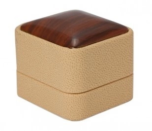 Wood Gold I-krabička na zásnubní prsten